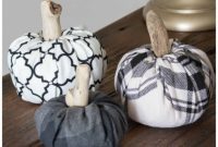 Effortless No-Sew Fabric Pumpkins for Fall