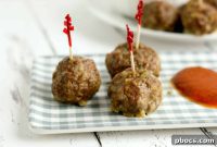 Cheesy Center Low Carb Meatballs