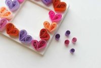 Exquisite Quilled Heart Frame