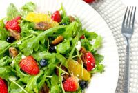Vibrant Arugula Berry Citrus Salad