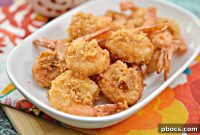 Golden Crispy Keto Shrimp