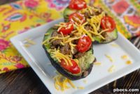 Zesty Low Carb Taco Avocado Boats