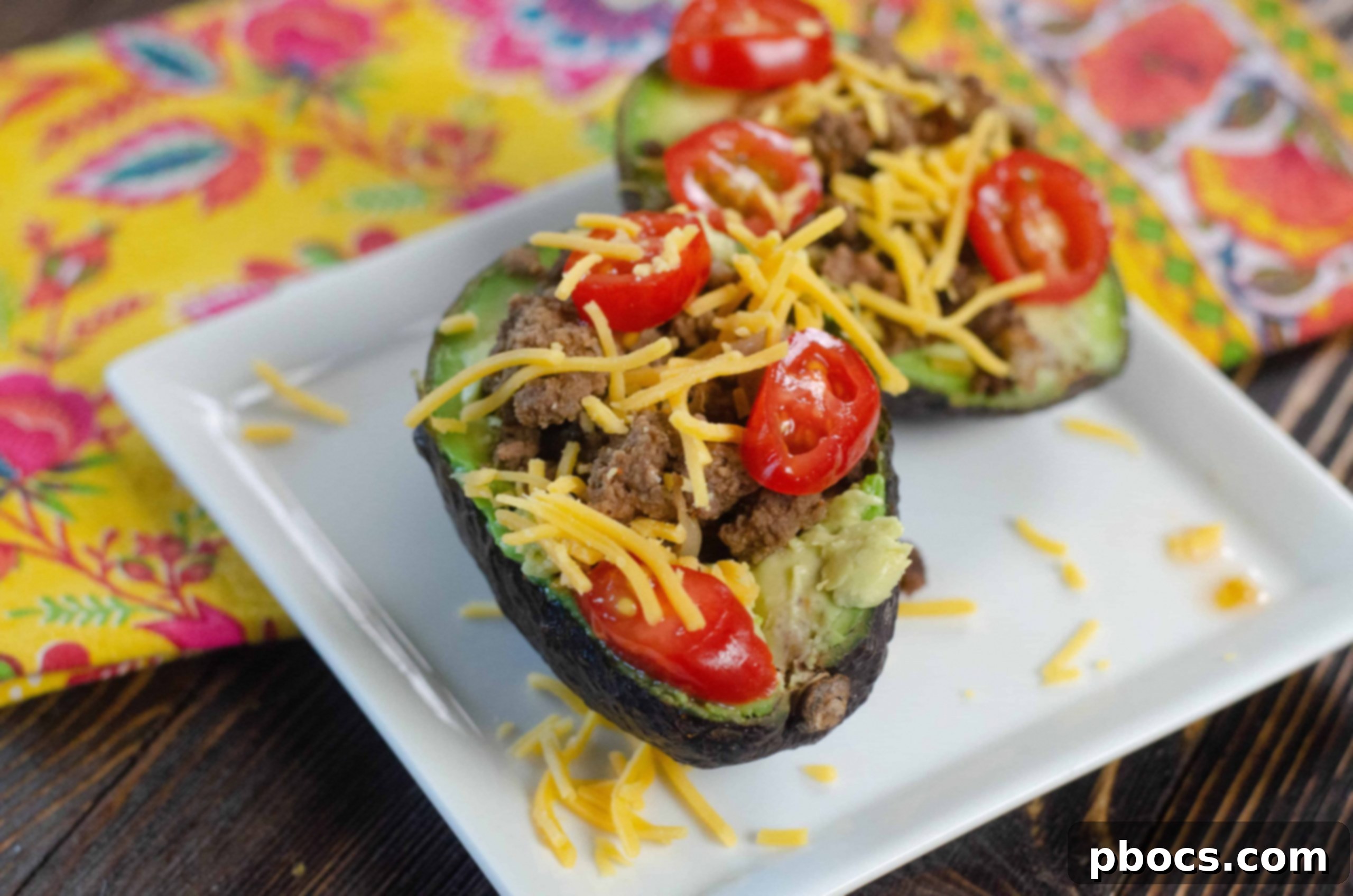 Zesty Low Carb Taco Avocado Boats 1 featured 12781