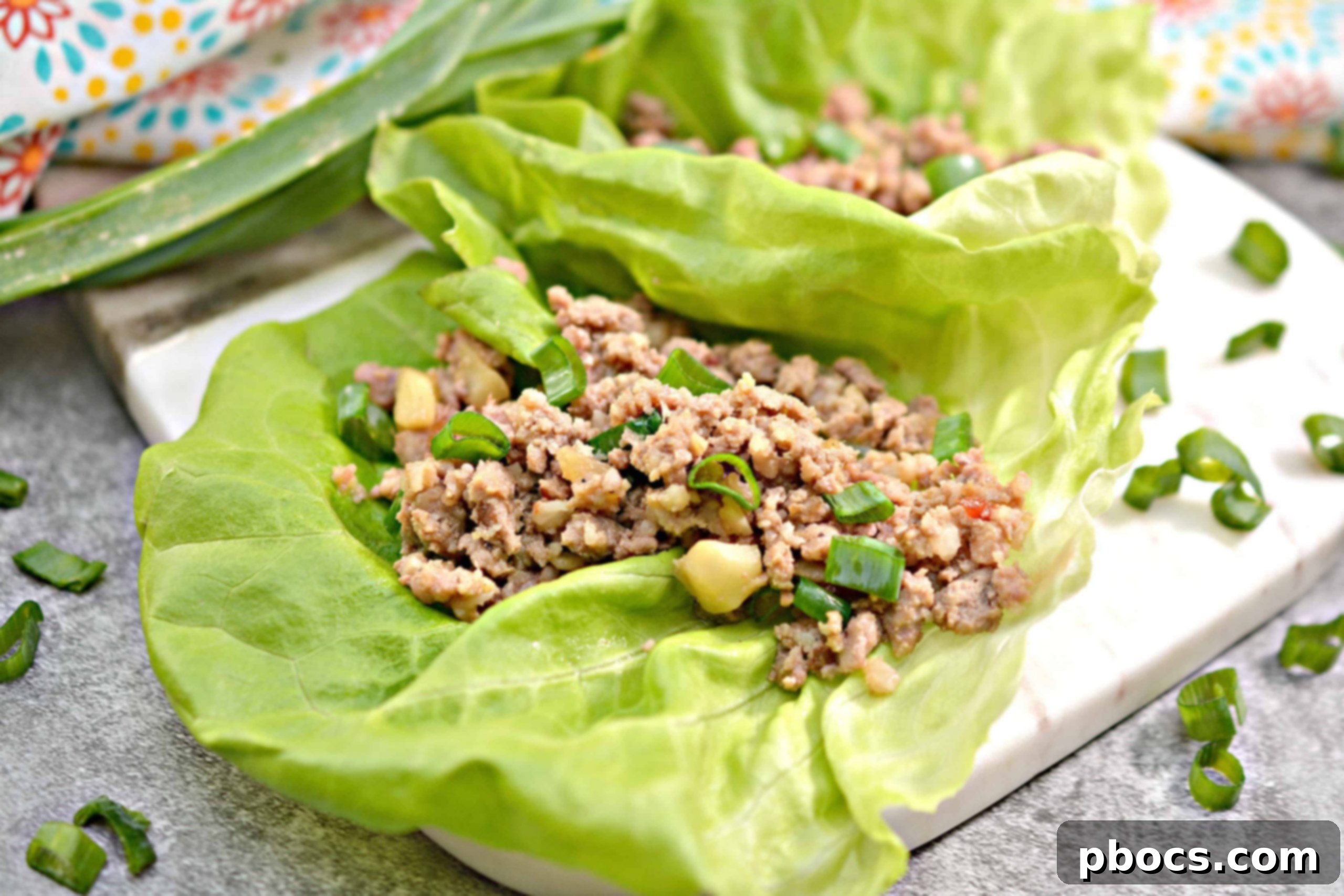 Keto PF Changs Lettuce Wraps Copycat Recipe 1 featured 12985