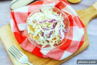 Effortless Creamy Keto Coleslaw