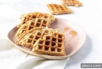 Zesty Keto Lemon Poppy Seed Waffles