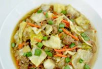 Deconstructed Egg Roll Soup