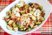 Savory Roasted Cauliflower Brussels and Bacon