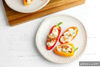 Keto Bacon Ranch Stuffed Bell Pepper Bites