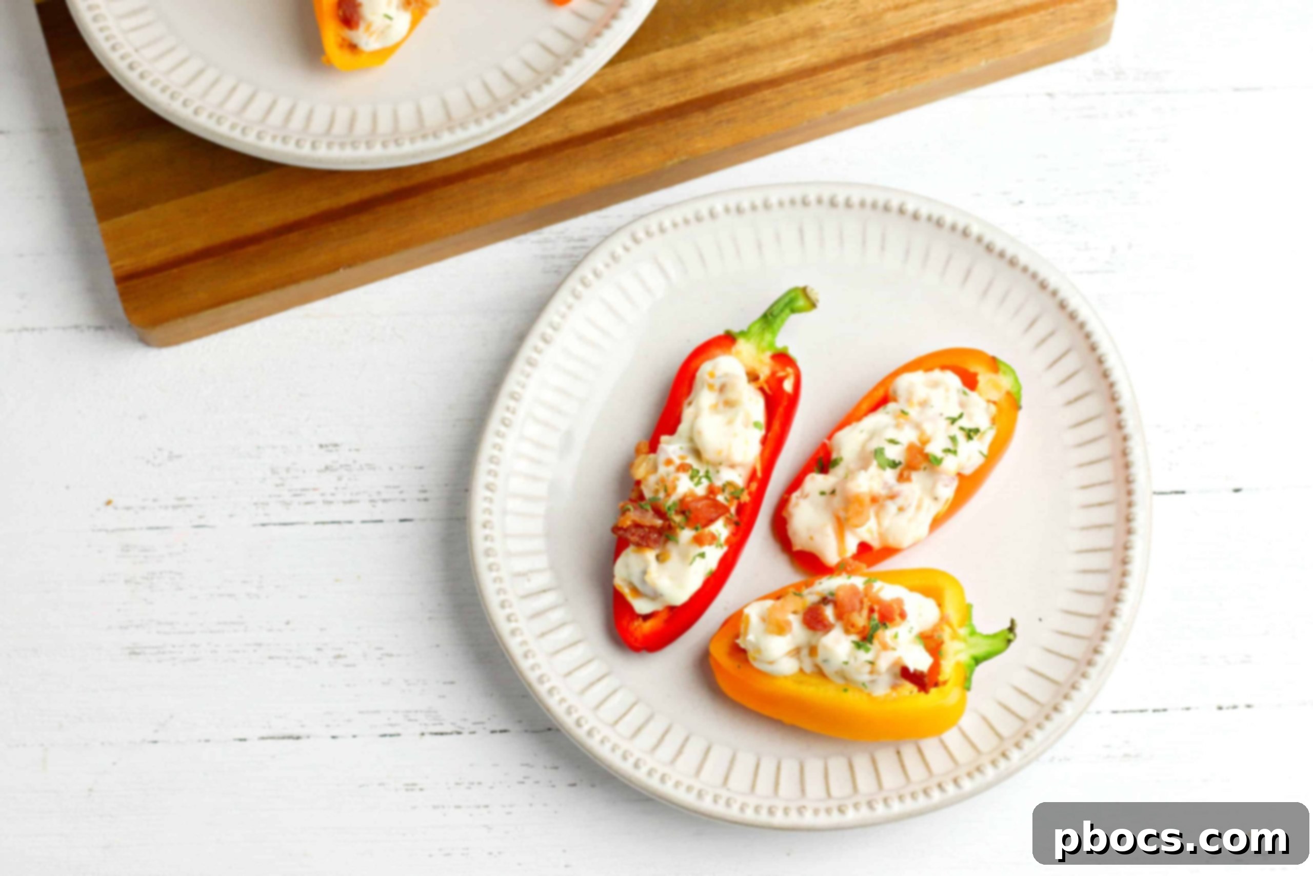 Keto Bacon Ranch Stuffed Bell Pepper Bites 1 featured 14911