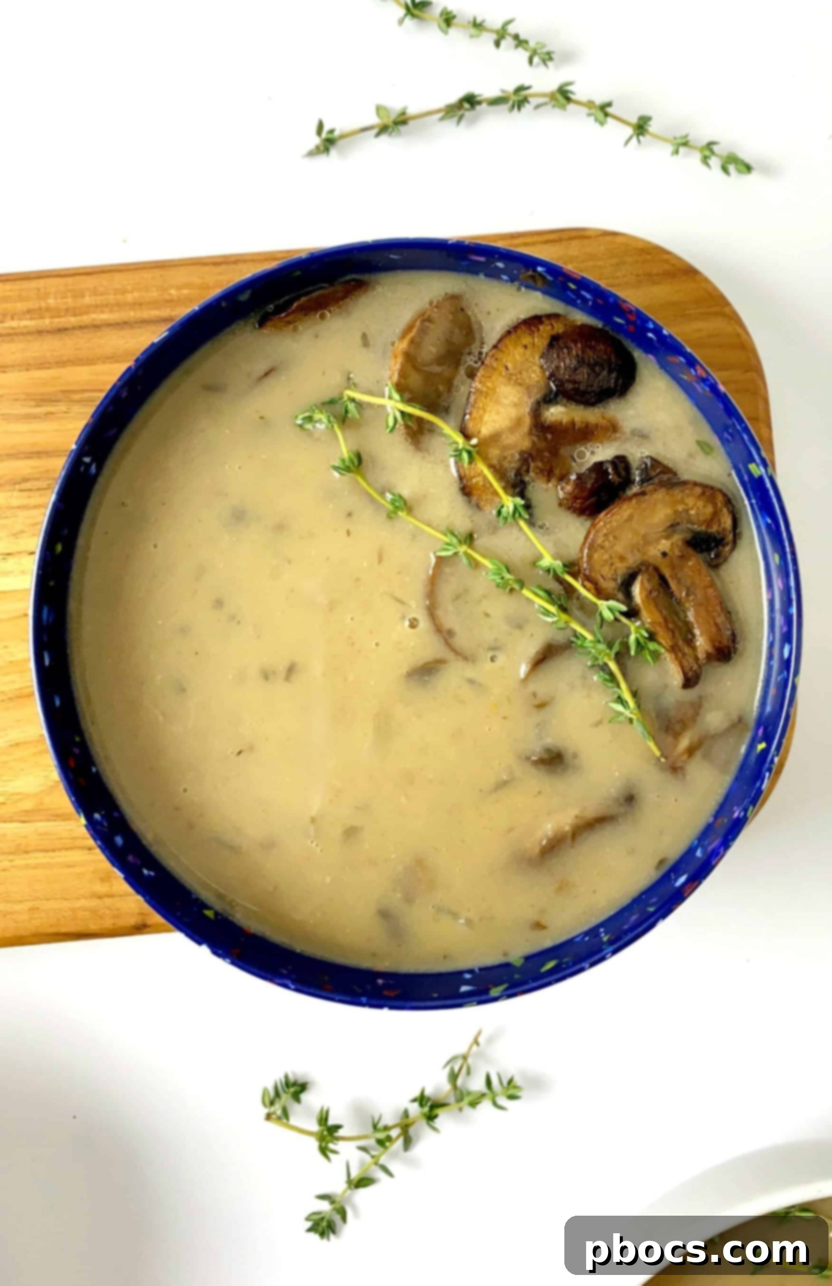 Velvety Low Carb Mushroom Soup 1 featured 15736