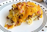 Keto Cheeseburger Cauliflower Bake