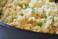Flavorful Garlic Butter Cauliflower Rice