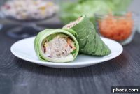 Crisp Tuna Lettuce Wraps