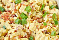 Creamy Deviled Egg Cauliflower Salad