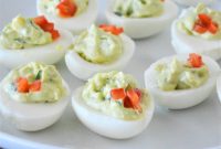 Zesty Keto Guacamole Deviled Eggs