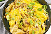 Keto Jalapeno Popper Chicken Skillet