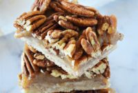 No Bake Keto Pecan Pie Bars