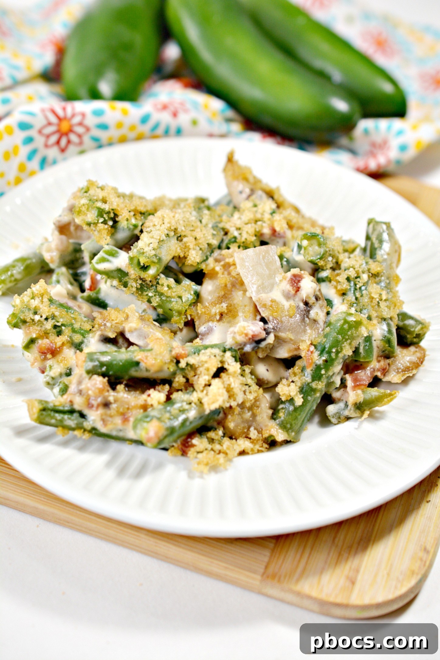 Spicy Keto Jalapeno Popper Green Bean Casserole 1 featured 20436