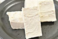 Decadent Keto Eggnog Holiday Fudge