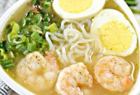 Creamy Keto Miso Shrimp Ramen