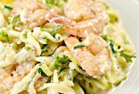Cajun-Spiced Shrimp with Creamy Zoodle Alfredo