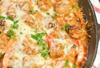 Keto Cheesy Sausage and Peppers