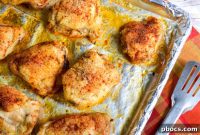Golden Roasted Low Carb Chicken Thighs