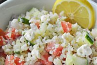 Tangy Keto Greek Cauliflower Rice