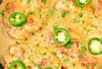 Zesty Low Carb Salsa Verde Chicken Dinner