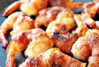 Crispy Keto Bacon-Wrapped Shrimp