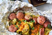 Flavorful Sausage Broccoli Foil Meals