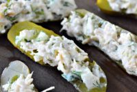 Zesty Low-Carb Dill Chicken Salad Pickle Boats