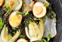 Flavorful Keto Bok Choy Stir Fry with Soy Glazed Eggs