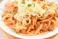 Hearty Keto Spaghetti Casserole