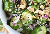 Zesty Low Carb Thai Cucumber Salad