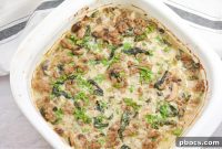 Ultimate Cheesy Keto Beef, Spinach & Mushroom Feast