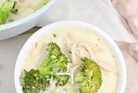 Creamy Keto Chicken Alfredo Soup