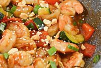 Fiery Keto Kung Pao Shrimp