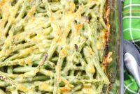 Creamy Keto Green Bean & Cheese Bake