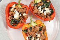 Hearty Keto Sausage Stuffed Bell Peppers