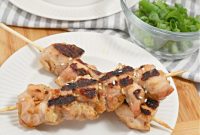 Sticky Keto Chicken Yakitori Skewers