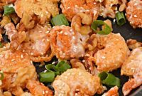 Keto Golden Honey Walnut Shrimp