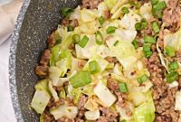 Keto Sausage and Buttery Cabbage