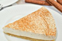 Holiday Keto Eggnog Cheesecake