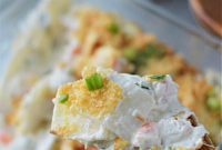 Creamy Keto Crab Rangoon Casserole