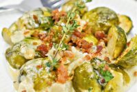 Keto Brussels Sprouts Gratin