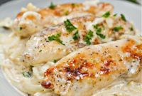 Guilt-Free Creamy Caesar Chicken Pasta