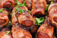 Keto Sweet Heat Bacon Blanketed Sausage Bites