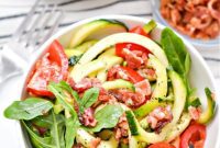 Keto BLT Zoodle Power Bowl